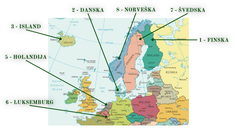 Najsrećnije države - novac i sreća